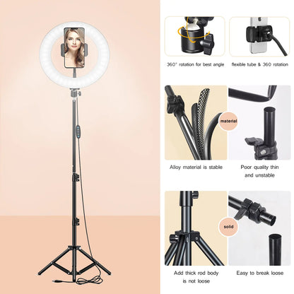 Versatile LED Ring Light For Professional Photography